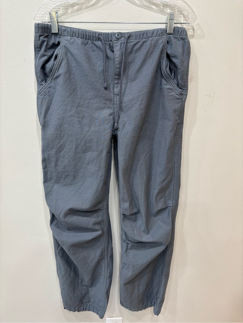 Aritzia TNA Baggy Pants Drawstring Waist & Bottom Hem Pants Women’s Size Small